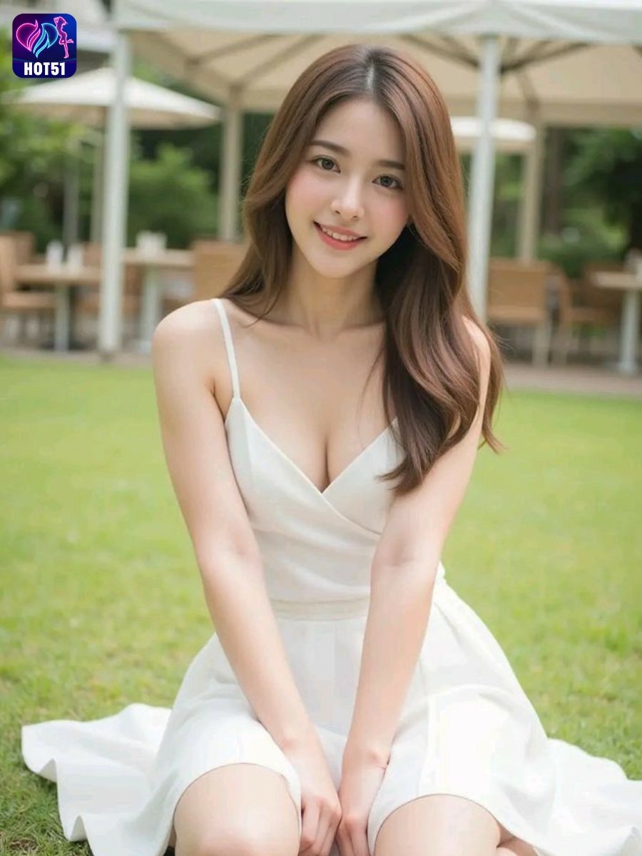 Beautiful girl live stream on Hot51 app
